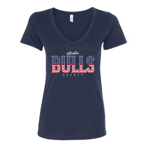 Houston Bulls Stars & Stripes V-Neck 