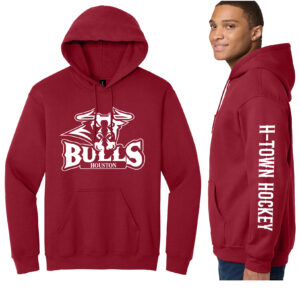 Red H-Town Sleeve Hoodie